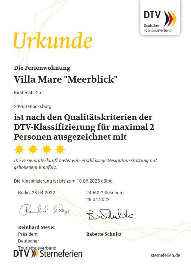 Villa Mare Meerblick Glücksburg Dış mekan fotoğraf